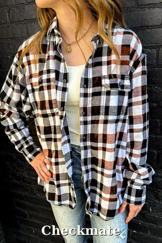 Distressed Hand-Dyed Flannels
