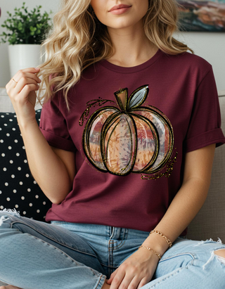 Watercolor Pumpkin Tee