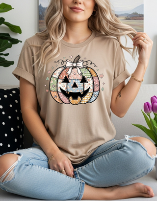 Patchwork Pumpkin Tee