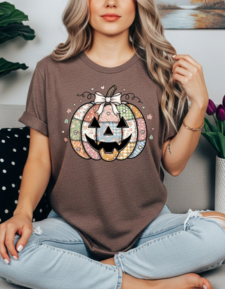 Patchwork Pumpkin Tee