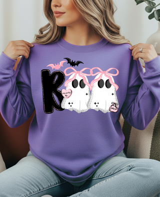 Boo & Bows Comfort Color  Sweatshirt