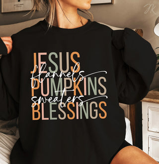 Jesus Pumpkins & Blessings Sweatshirt