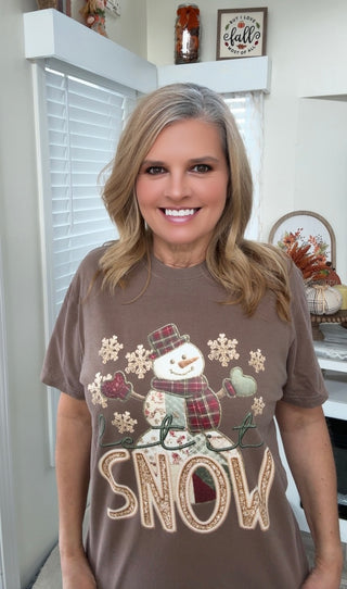 Let it Snow Comfort Color Tee