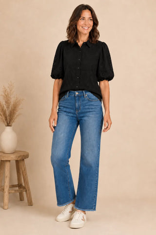 Med Wash Butt Lifting Jeans