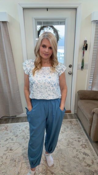 Azure Dreams Joggers