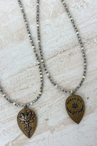 Dream Big Necklace in Bronze