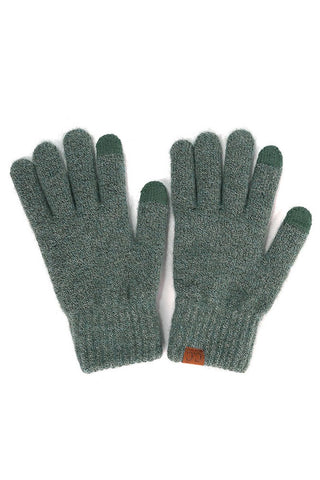 C C Hearher knit Gloves