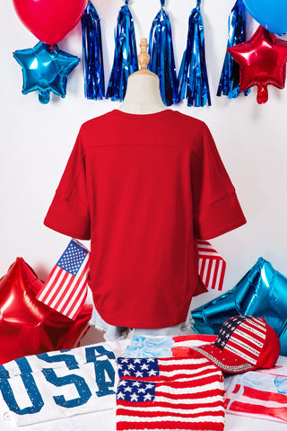 USA Star Graphic Top