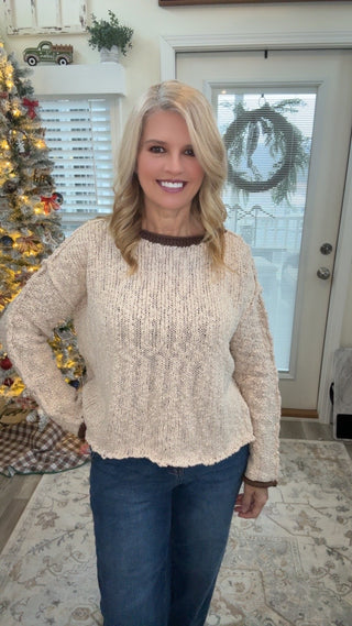Coffee & Cream Sweater