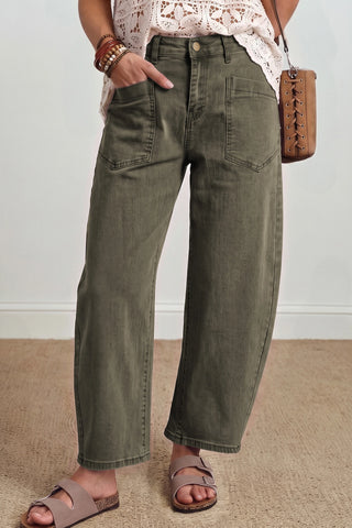 Mossy Grove Barrel Jeans