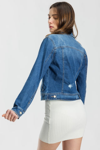 Destructed Denim Jacket