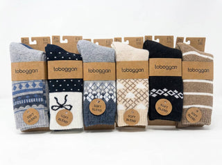 2pk Toboggan Ladies Socks