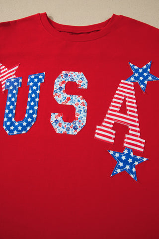 USA Star Graphic Top
