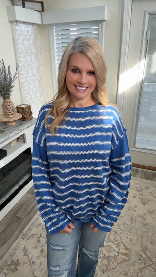 Striped Knit Sweater