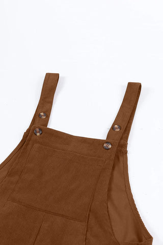 Mocha Moment Corduroy Overalls