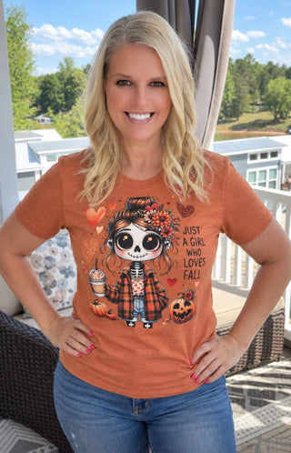 Just a Girl Who Loves Fall Tee