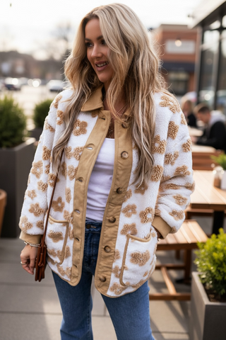Daisy Dreams Sherpa Jacket