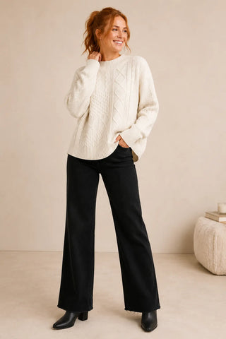 Vintage Fray Bottom Jean