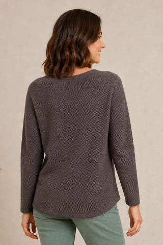 Seed stitch Crewneck Sweater
