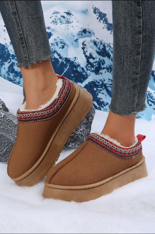 Suede moc shoes