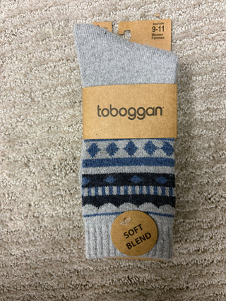 2pk Toboggan Ladies Socks