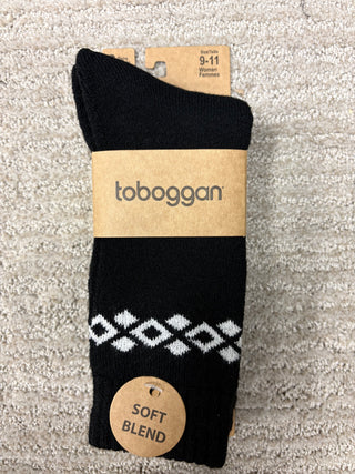 2pk Toboggan Ladies Socks