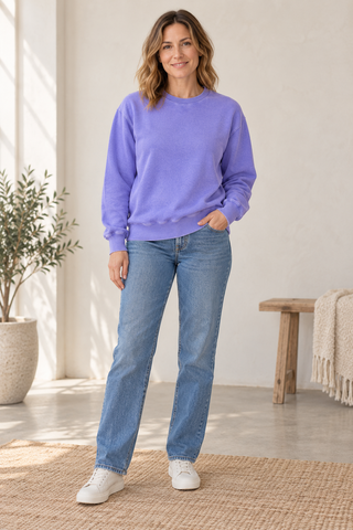 Lavender Vintage Crewneck Sweatshirt