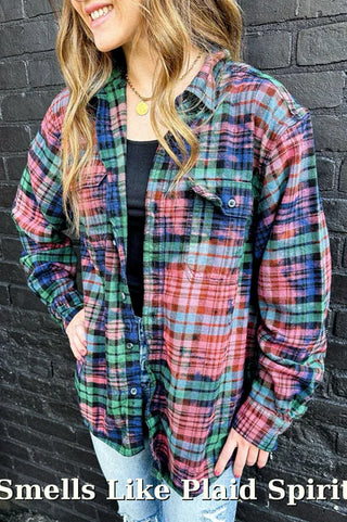 Distressed Hand-Dyed Flannels