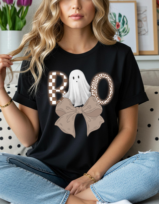 Boo Ghost Bow Tee