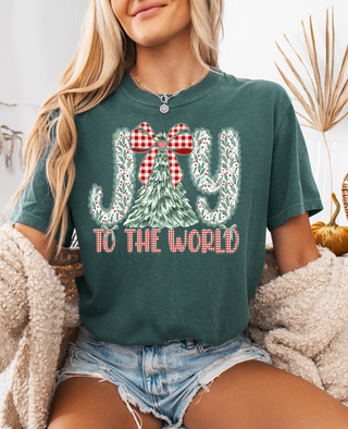Joy To The World Comfort Color Tee