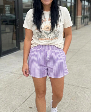 Sunny Day Striped Shorts