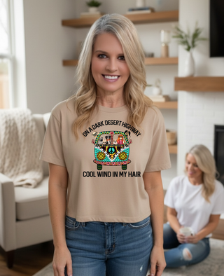 On A Dark Desert Highway Vintage Tee