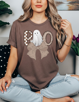 Boo Ghost Bow Tee