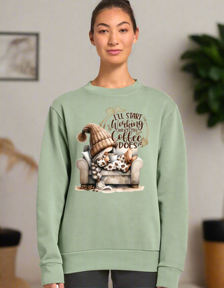 Sage Coffee Crewneck