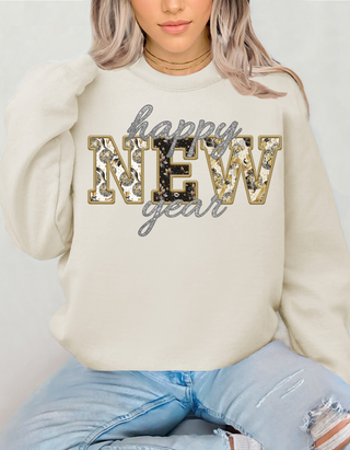 Happy New Year Graphic Sweatshirt