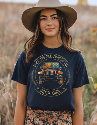 All American Jeep Girl Graphic Tee