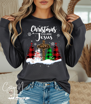 Christmas is All About Jesus LS Tee
