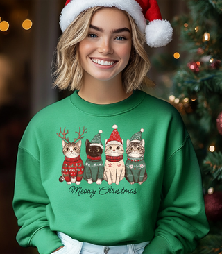 Christmas Kitties Crewneck