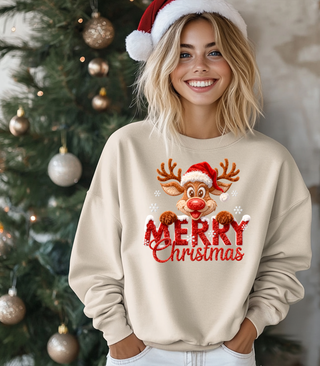 Merry Reindeer Crewneck
