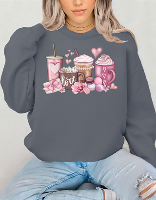 Coffee & Love Crewneck Sweatshirt