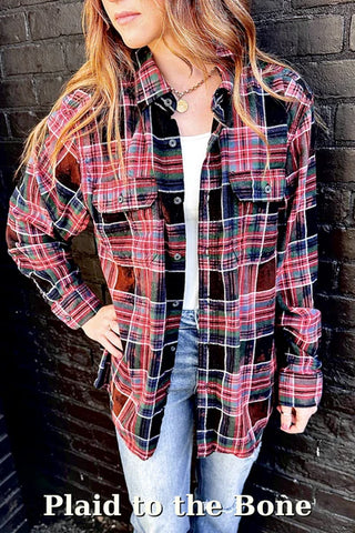 Distressed Hand-Dyed Flannels
