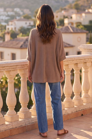 Oversized Rib Top