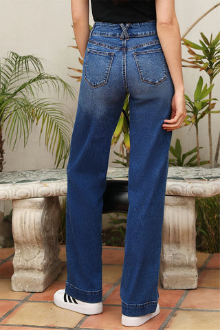 Frosted Dreams Wide Leg Jeans