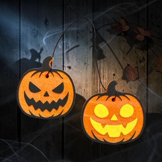 Jack-O-Lantern Dangle Freshie- Apple Cinnamon