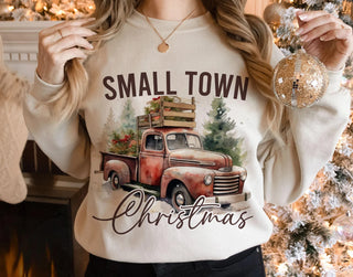 Small Town Christmas Crewneck Sweatshirt