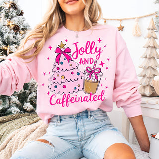 Jolly and Caffeinated Crewneck Sweatshirt