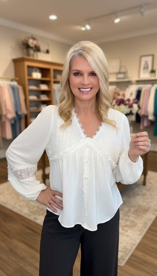 Whispering Lace Blouse