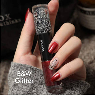 Double Nail Polish - Trendy Colors, Glitter Polish