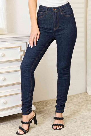 Judy Blue High Waist Pocket Embroidered Skinny Jeans