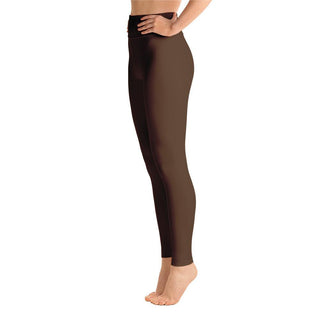 Brown Yoga Waistband Leggings